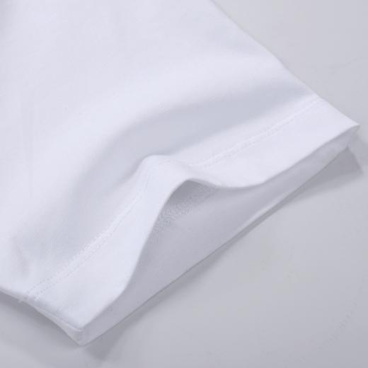 鲨鱼 刺绣 弹力丝光棉 圆领短袖T恤 PSS81 商品图8