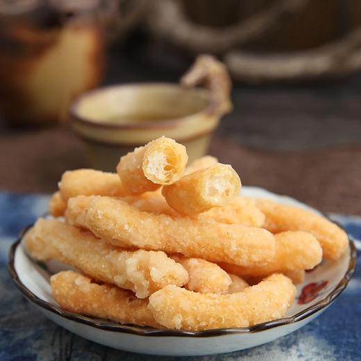 潮汕名小吃潮汕61兰花根香甜酥脆色泽金黄茶水伴侣酥脆可口