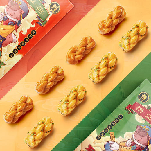 【三只松鼠_悟空麻花108g】办公室小零食休闲早餐糕点点心 商品图2