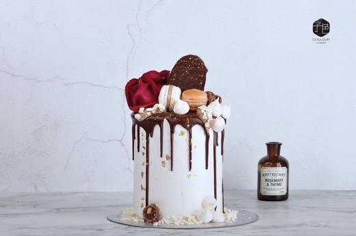 （C003) Couleur Violet 特高款玫瑰黑巧淋面蛋糕 商品图3