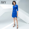 IWY/七分袖蓝色连衣裙03Q1 商品缩略图2