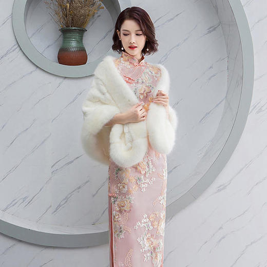 SK-22653名媛长款修身显瘦改良旗袍 商品图3