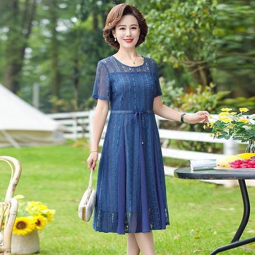 YCE-A945-2003优雅时尚显瘦蕾丝连衣裙 商品图3