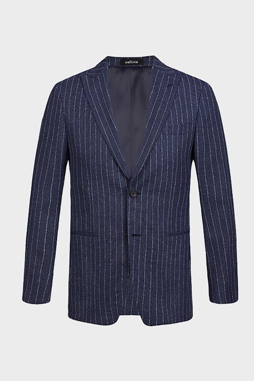 callisto藏青绵羊毛混纺西服  SPBWJ006NA 商品图0