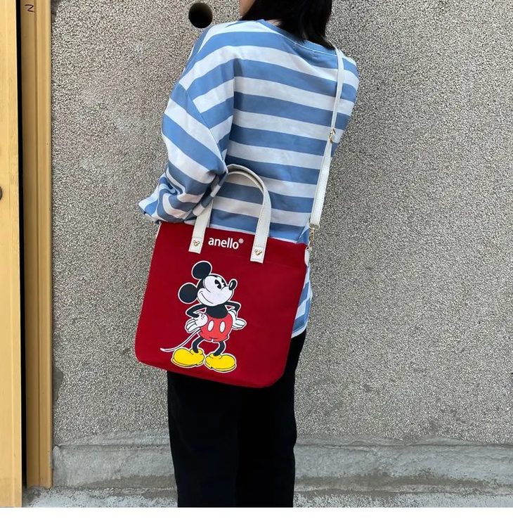 鼠年的特别款, anello & 迪士尼巨星米老鼠联名的帆布包包!