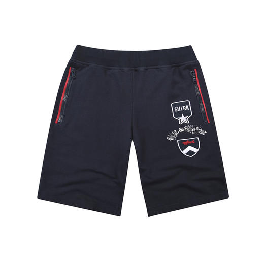 鲨鱼 拉链双侧兜 纯棉毛圈 卫裤/短裤/五分裤 特惠 PSS85 商品图0