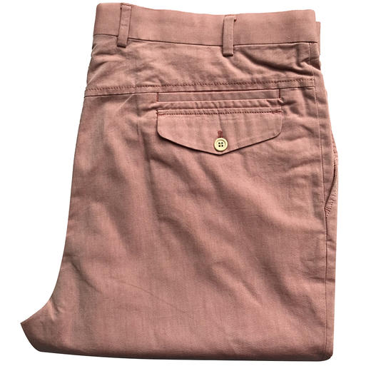 Marco Azzali 粉色进口全棉面料休闲裤 P2608900 商品图0