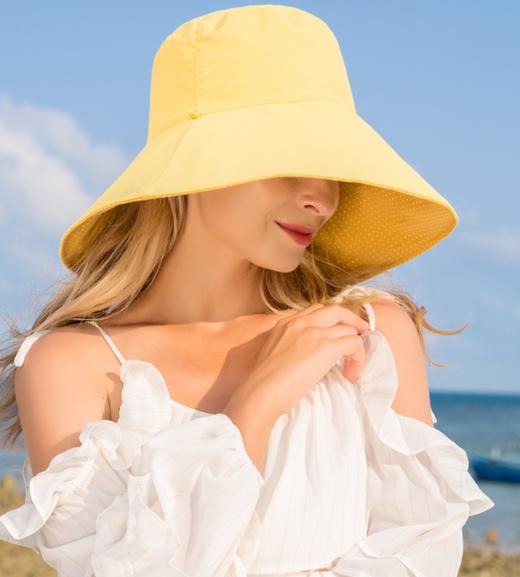 狼族优选丨防晒双面戴防护渔夫帽双层防晒帽子女款速干防紫外线遮阳帽防风可折叠 商品图1