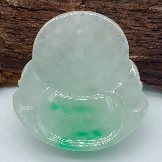派瑞翡翠 翡翠佛 糯种 飘翠 商品图1