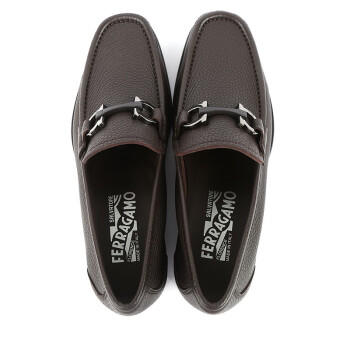 FERRAGAMO 菲拉格慕 男士休闲皮鞋 深咖 642847 商品图3