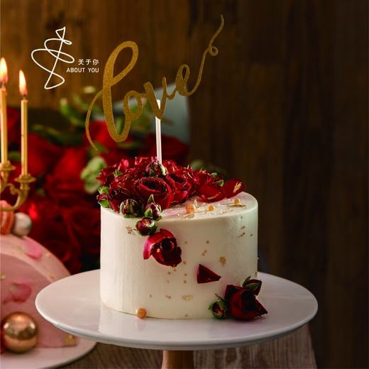 玫慕  玫瑰 一鲜奶动物奶油蛋糕 商品图0