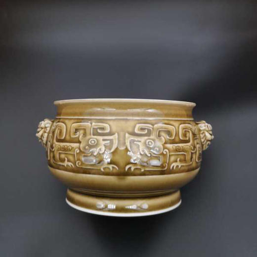 【山祖青系列】狮头宣德炉（大） 商品图1