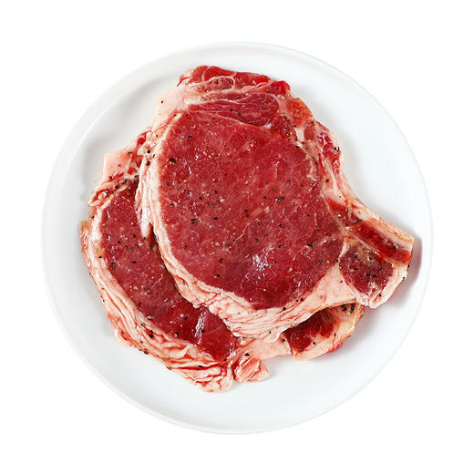 黑椒猪扒9片进口整切t骨肉5分钟完成简餐猪排