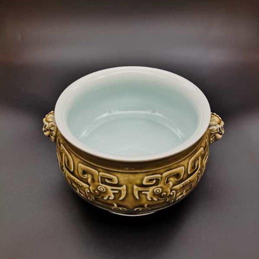 【山祖青系列】狮头宣德炉（大） 商品图0