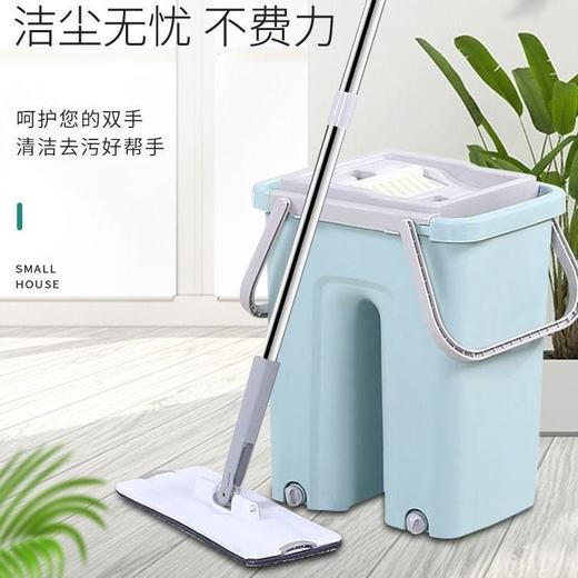 【主播推荐拖把 刮刮乐 免手洗懒人拖把】旋转平板家用懒人墩布. 商品图2