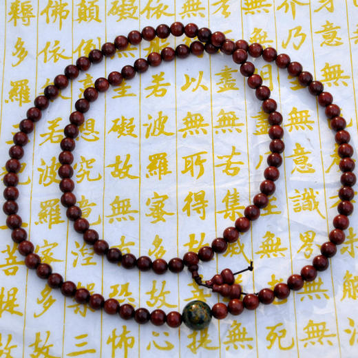 【普陀山书院】小叶紫檀 手串  108珠佛珠 商品图2