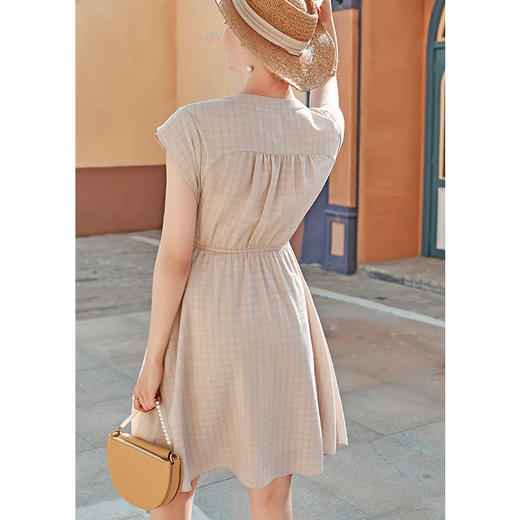 欧芮儿短袖连衣裙女新款 商品图3