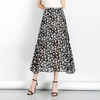 MQ-1758-2012夏季新款中长款高腰印花雪纺半身裙YY 商品缩略图1