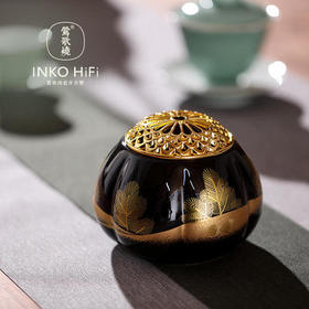 莺歌烧新品禅意HIFI蓝牙禅音音响茶台高品质音箱漆面瓜菱茶道摆件