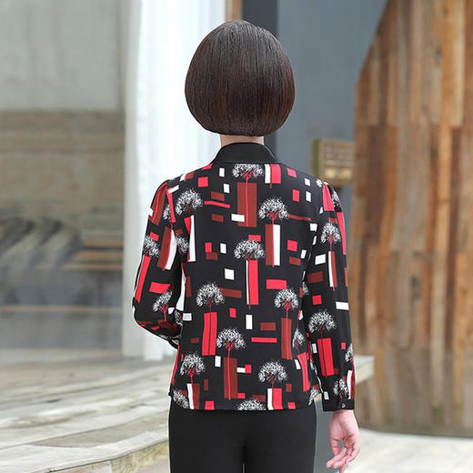 WZNH-TLAL2011新款妈妈装时尚优雅长袖大码打底衫 商品图2