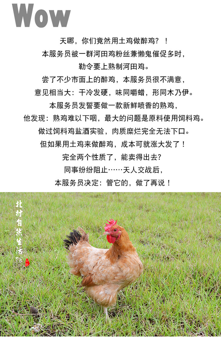 北村长汀盐酒河田鸡传统古法熟制无防腐顺丰包邮