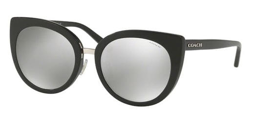 孤品！Coach HC8225D 亚洲版太阳镜黑框水银镜面保真 商品图0