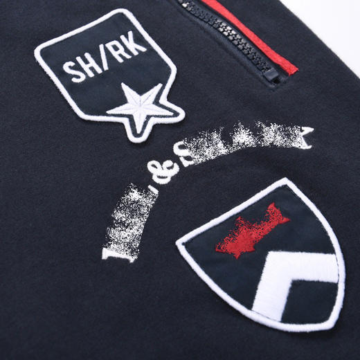 鲨鱼 拉链双侧兜 纯棉毛圈 卫裤/短裤/五分裤 特惠 PSS85 商品图5