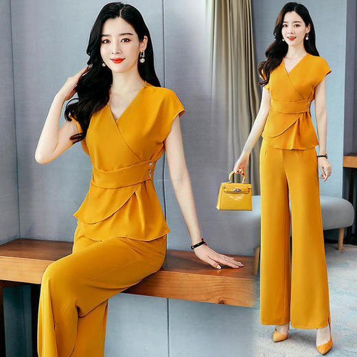 L-MXE1223新款时尚气质百搭两件套 商品图0