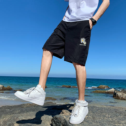 WZNH-C305AKK210男士运动短裤2020夏季潮牌宽松薄款五分裤子 商品图4