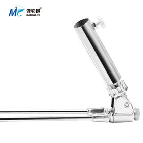 佳钓尼不锈钢通用地插座支架野钓多功能架杆配件万向多用后尾管