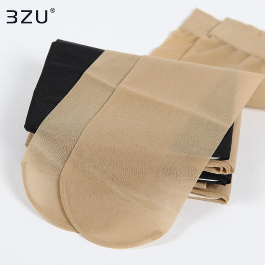 【20双49.9元】短丝袜女黑色夏季超薄耐磨防滑袜子脚尖女士包芯丝短袜71103 商品图8