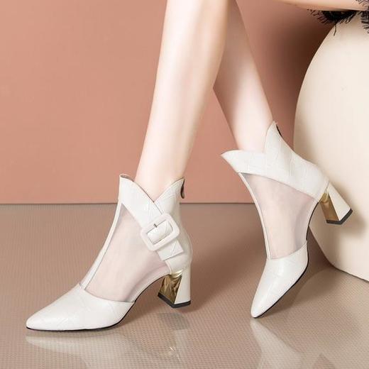 OLD-J631-5新款仙女风尖头网纱高跟鞋 商品图1