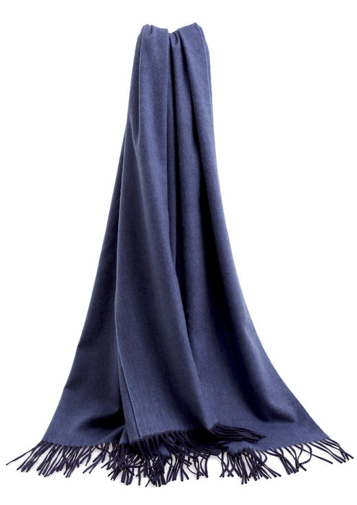  水波纹交织斜纹羊绒披毯 SJF92P601N 商品图4