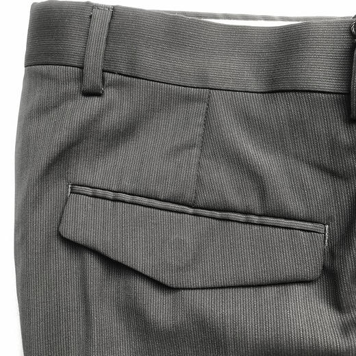 Marco Azzali 深灰色羊毛进口面料毛裤 P3221200 商品图2