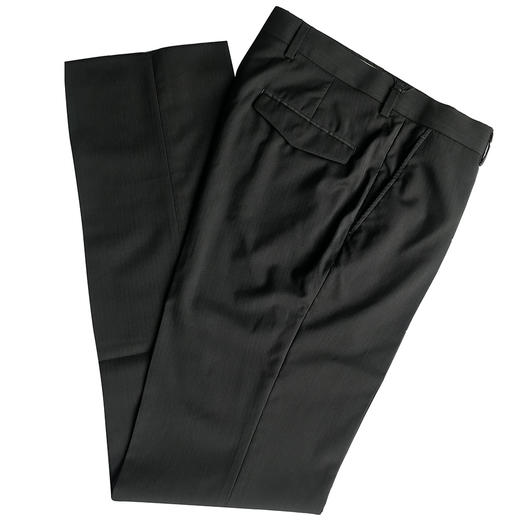 Marco Azzali 深灰色羊毛进口面料毛裤 P3221200 商品图1