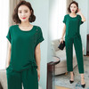 MQ-1921-215夏季新款洋气时尚休闲短袖九分裤子两件套YY 商品缩略图2