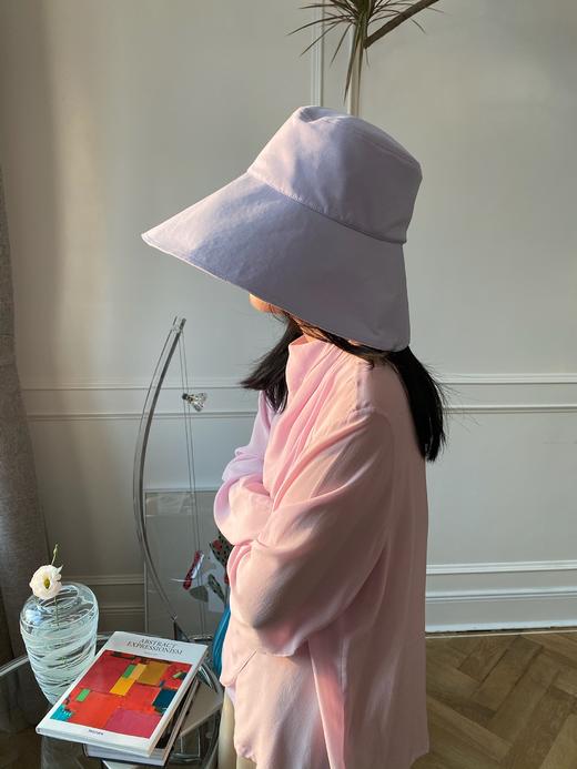 HIDEMI ⻛铃草紫棉质渔夫帽 商品图7