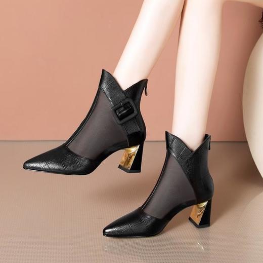 OLD-J631-5新款仙女风尖头网纱高跟鞋 商品图2