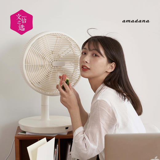 【文怡之选】日本amadana电风扇 空气循环扇落地/立式两用 静音电扇 自然风感 商品图1