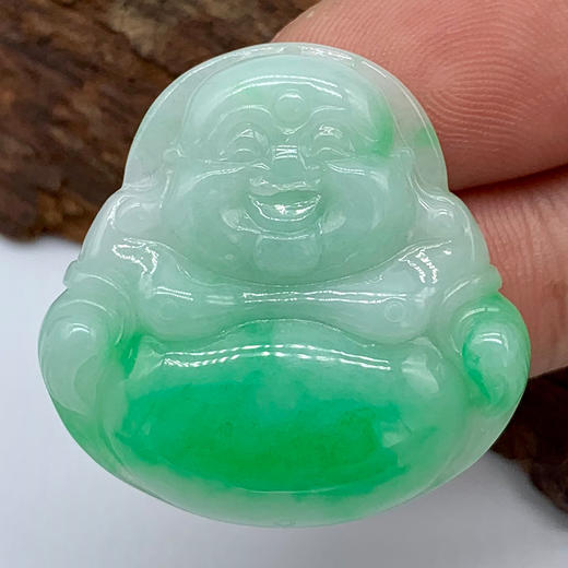 派瑞翡翠 翡翠佛 糯种 飘翠 商品图2
