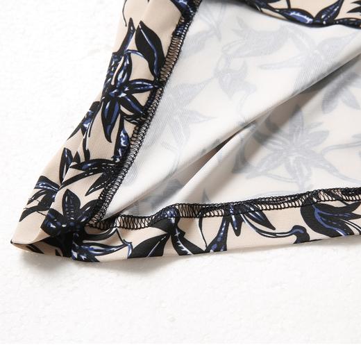 佐尔美新品中年女装碎花印花休闲修身显瘦套衫连衣裙中裙E63LL02A 商品图3