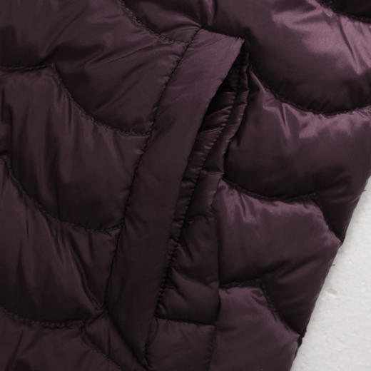 佐尔美新品冬季新品纯色毛领灰鸭绒中长款羽绒服E74YO15 商品图2