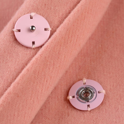 佐尔美春秋新款女装毛呢外套女中长款西装领修身呢大衣女E64ZZ36 商品图3