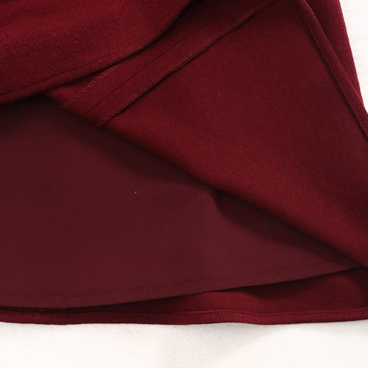 佐尔美新品春秋新品纯色修身中国风婚庆喜宴妈妈装连衣裙E73LL33 商品图3