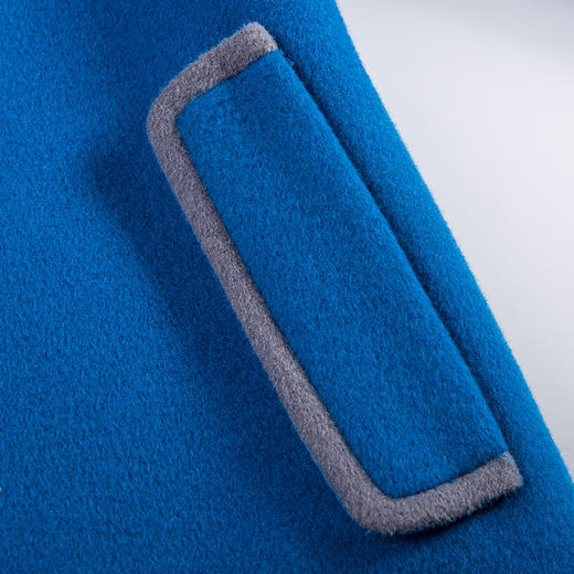 佐尔美冬季新款毛领纯色修身显瘦女士羊毛大衣外套女E54ZT31 商品图4