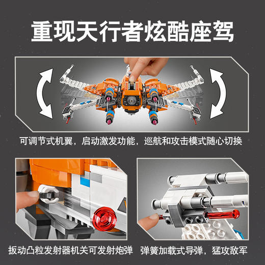 乐高LEGO 波?达默龙的 X-翼战斗机75273 商品图2