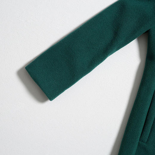 佐尔美秋冬新品时尚修身显瘦气质中长羊毛呢子包外套E64ZZ44 商品图3