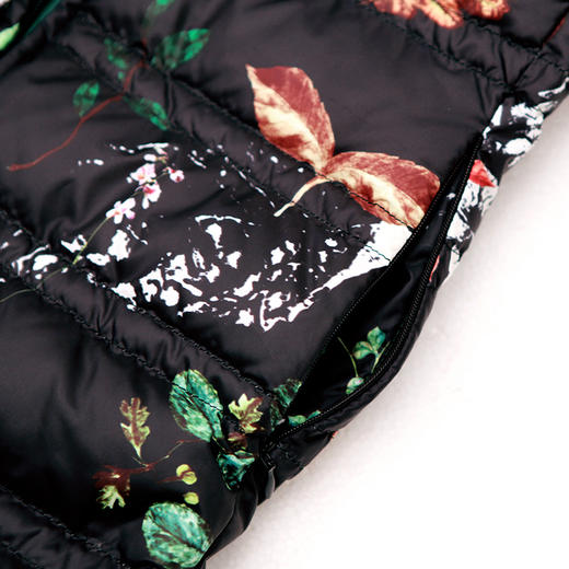 佐尔美冬季女装印花百搭修身显瘦休闲羽绒服外套E74YY07 商品图2