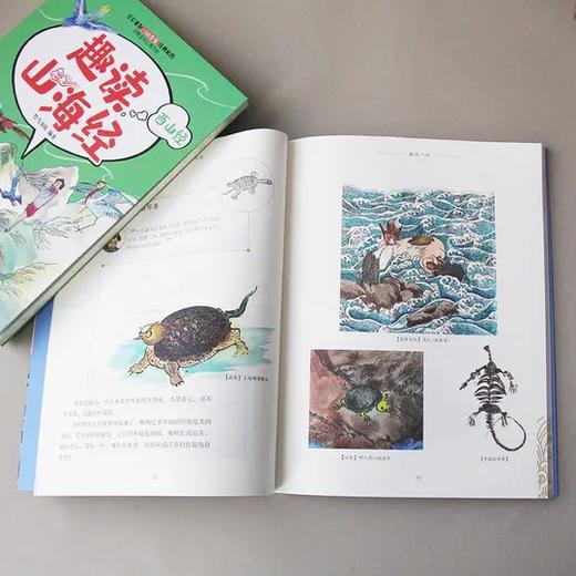 《趣读山海经》全6册  1500余张全彩配图  随书赠2.5D多人竞技游戏 商品图7