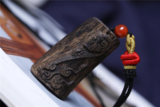 润生活吉祥如意达拉干沉香挂件c17